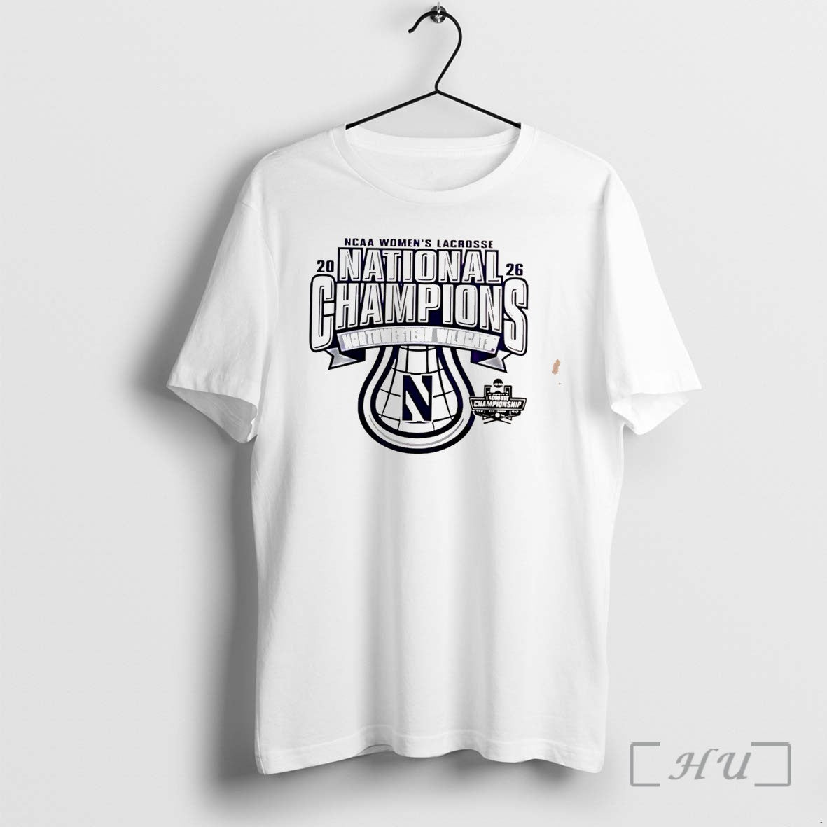 Officials Northwestern Wildcats Womens Lacrosse 2026 National Champions Tee Unisex T-shirt, Sweatshirt, Hoodie, Long Sleeve Tee - T-Shirt, Sweatshirt, Hoodie