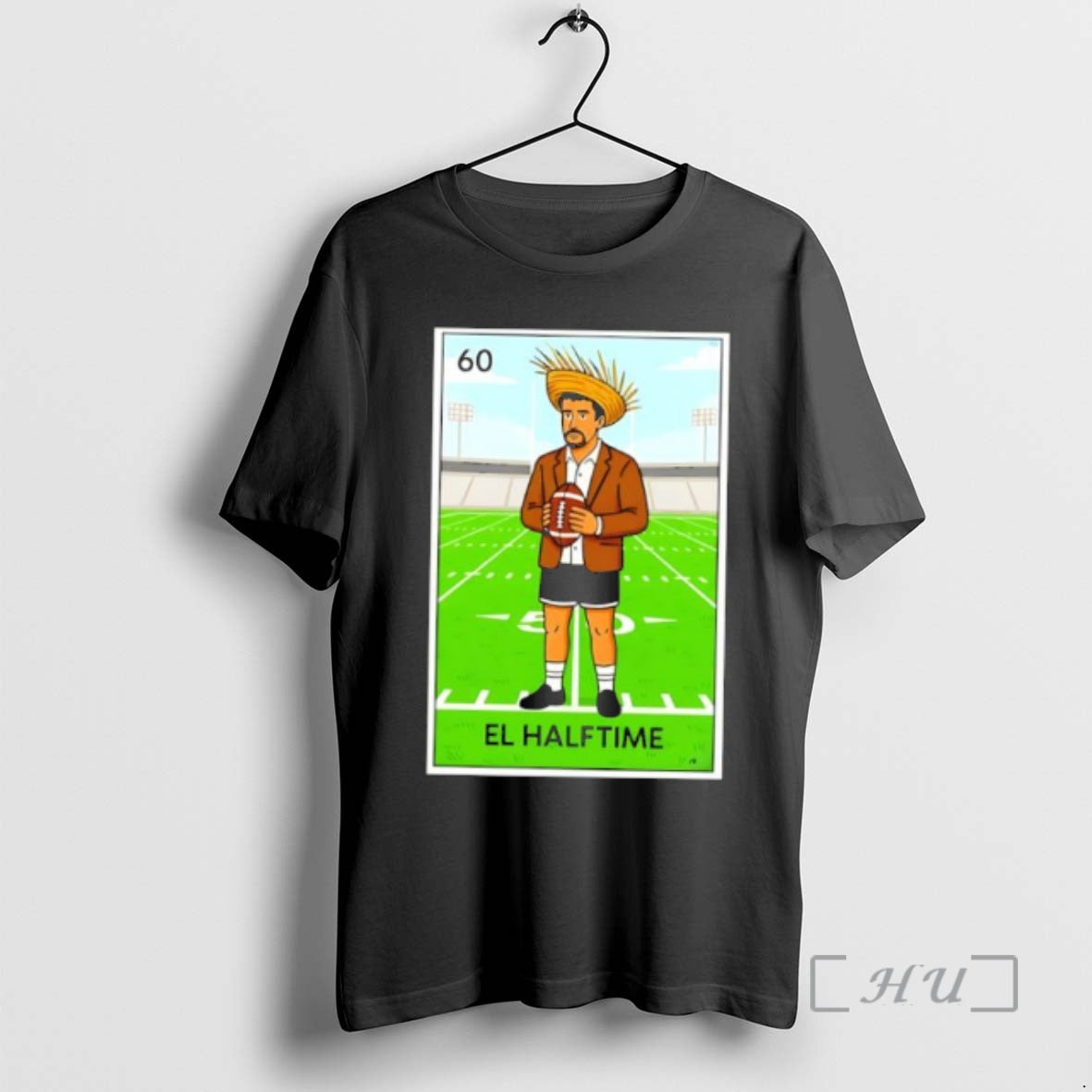 Officials Number 60 El Halftime Loteria Card Mexican Footballer Character T-Shirts, Hoodie, Sweatshirt - T-Shirt, Sweatshirt, Hoodie