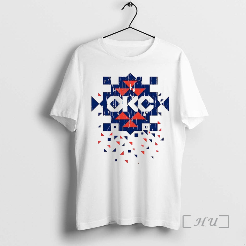 Officials Okc Thunder Diamond Pattern Native T-Shirts, Hoodie, Sweatshirt - T-Shirt, Sweatshirt, Hoodie