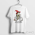 Officials Off To Wrangle My Feral Grandkids Wizard Frog On Bicycle Premium T Shirts Sweater - T-Shirt, Sweatshirt, Hoodie