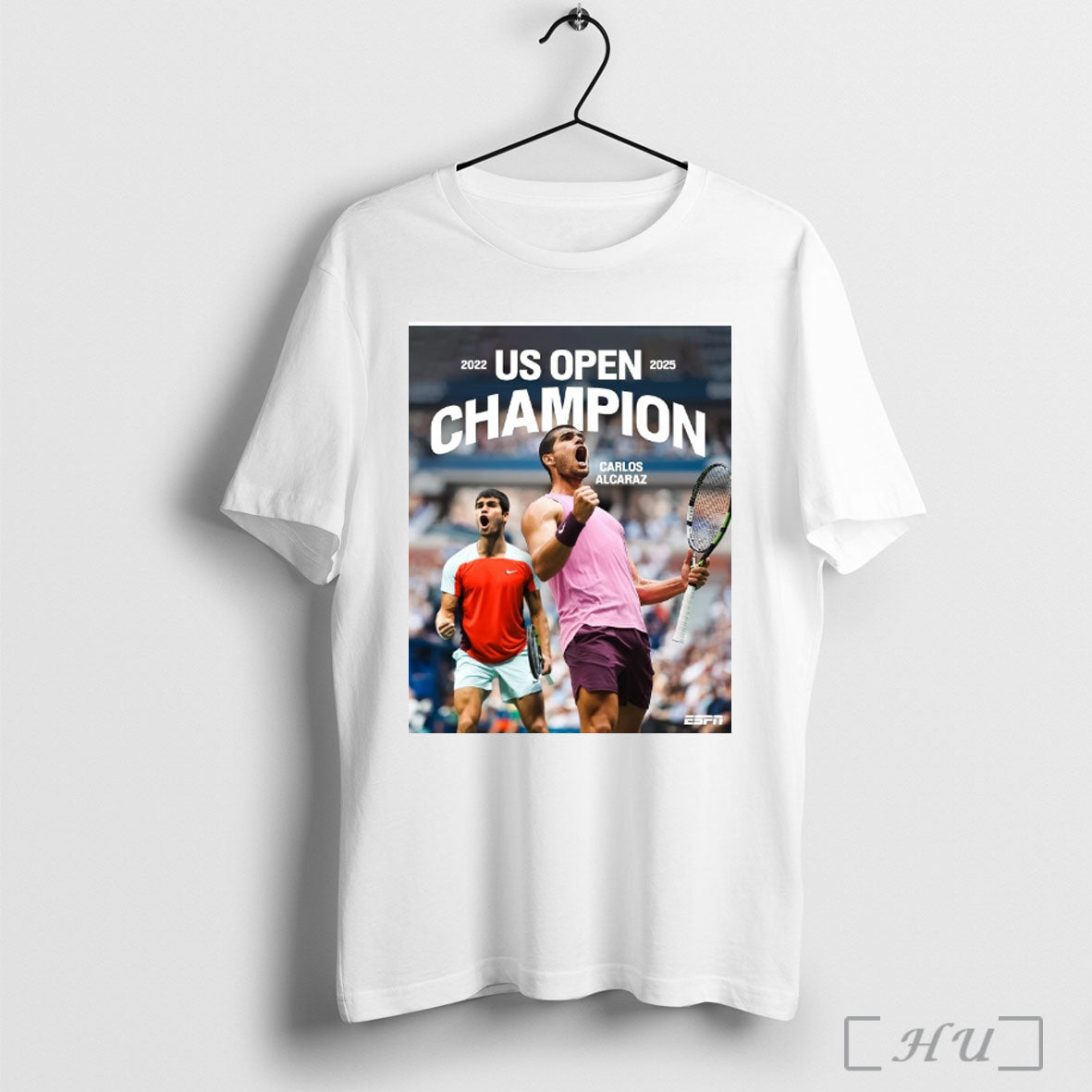 Officials Official Carlos Alcaraz Dominant Tournament Us Open Champions 2022 2025 T Shirt Unisex T-shirt, Sweatshirt, Hoodie, Long Sleeve Tee - T-Shirt, Sweatshirt, Hoodie