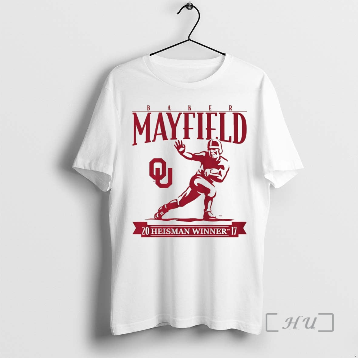 Officials Oklahoma Sooners Football Baker Mayfield Heisman Winner Trophy 2017 Circle T-Shirts, Hoodie, Sweatshirt - T-Shirt, Sweatshirt, Hoodie