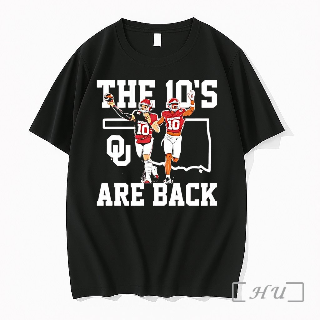 Officials Oklahoma Sooners The 10s Are Back Football Unisex T-shirt, Sweatshirt, Hoodie, Long Sleeve Tee - T-Shirt, Sweatshirt, Hoodie