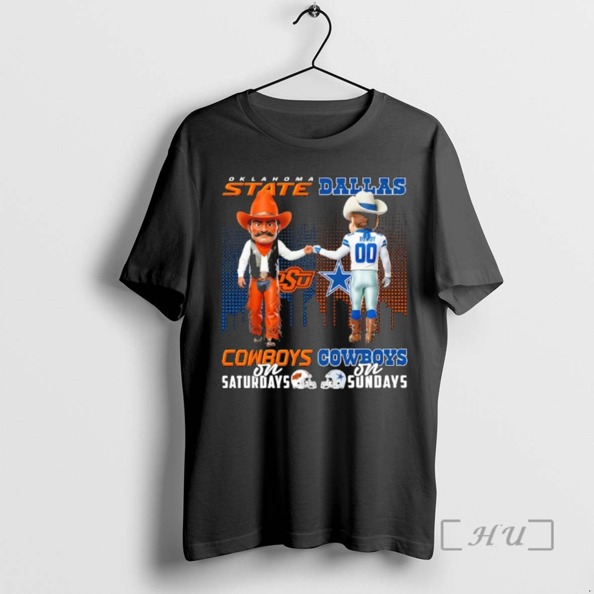 Officials Oklahoma State Cowboys Saturdays X Dallas Cowboys Sundays Mascot T-Shirts, Hoodie, Sweatshirt - T-Shirt, Sweatshirt, Hoodie