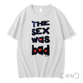 Officials Omighty The Sex Was Bad Glitter Hearts Graphic White Unisex T-shirt, Sweatshirt, Hoodie, Long Sleeve Tee - T-Shirt, Sweatshirt, Hoodie