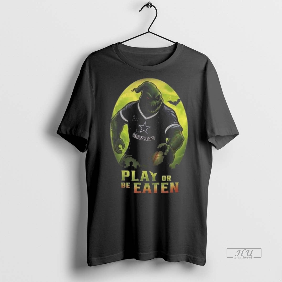Officials Oogie Dallas Cowboys Play Or Be Eaten Custom Name 2 Sided Shirt Sweater Unisex T-shirt, Sweatshirt, Hoodie, Long Sleeve Tee - T-Shirt, Sweatshirt, Hoodie