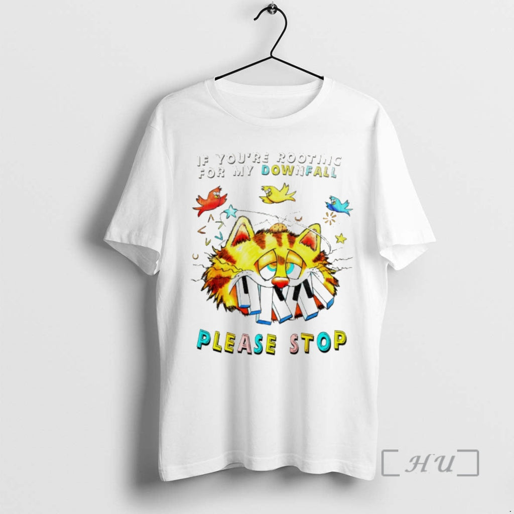 Officials Orange Cat If Youre Rooting For My Downfall Please Stop Premium T Shirts Sweater - T-Shirt, Sweatshirt, Hoodie