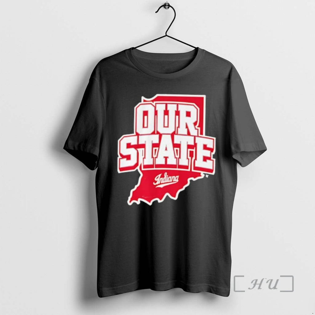Officials Our State Indiana Red Map College Sports T-Shirts, Hoodie, Sweatshirt - T-Shirt, Sweatshirt, Hoodie