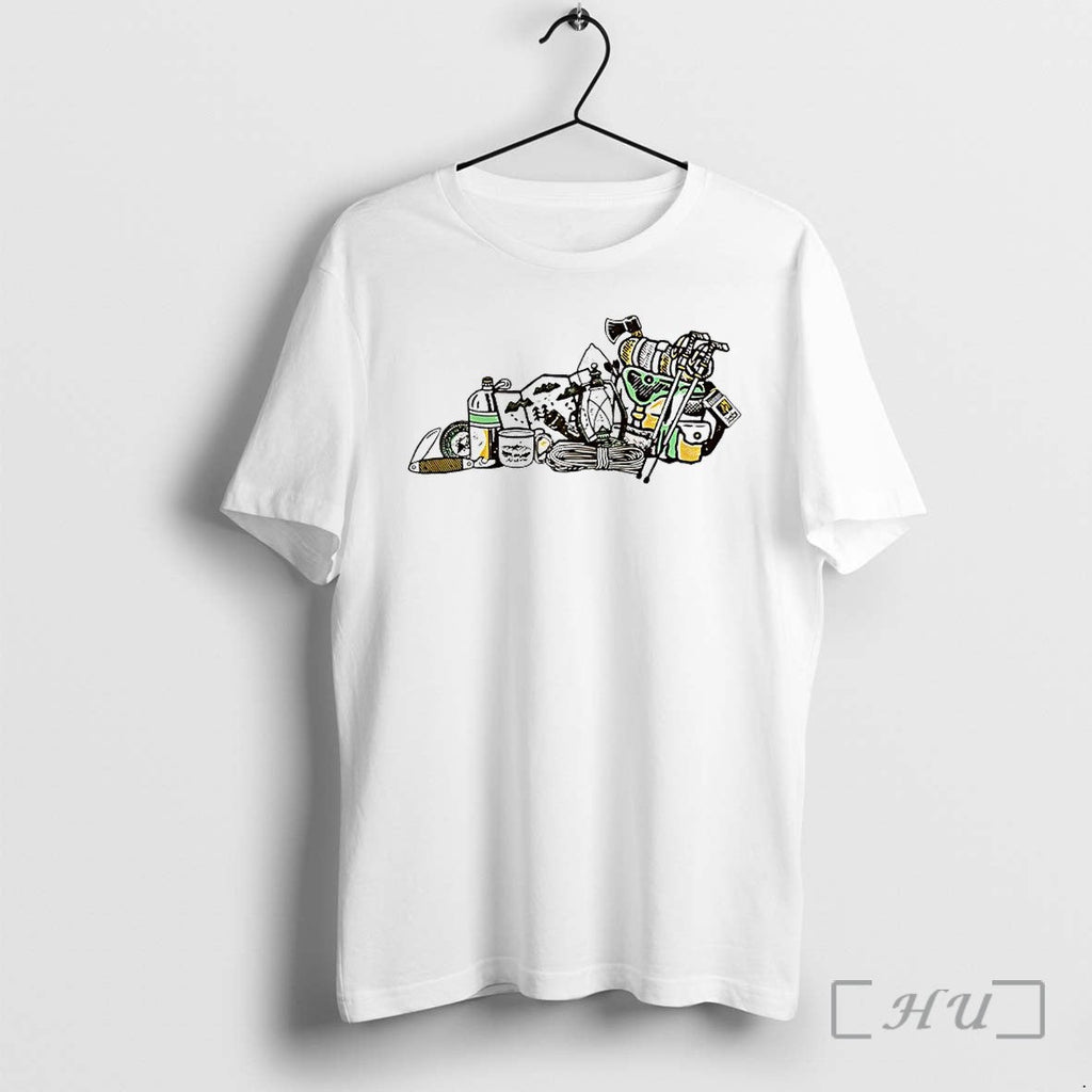 Officials Outdoor Adventure Camping Hiking Gear Illustration Unisex T-shirt, Sweatshirt, Hoodie, Long Sleeve Tee - T-Shirt, Sweatshirt, Hoodie