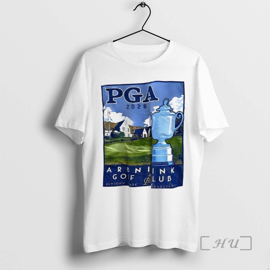 Officials Pga Championship 2026 Aronimink Golf Club Unisex T-shirt, Sweatshirt, Hoodie, Long Sleeve Tee - T-Shirt, Sweatshirt, Hoodie
