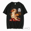 Officials Painterly Dog Eating Taco Taco Bell Hot Sauce Unisex T-shirt, Sweatshirt, Hoodie, Long Sleeve Tee - T-Shirt, Sweatshirt, Hoodie