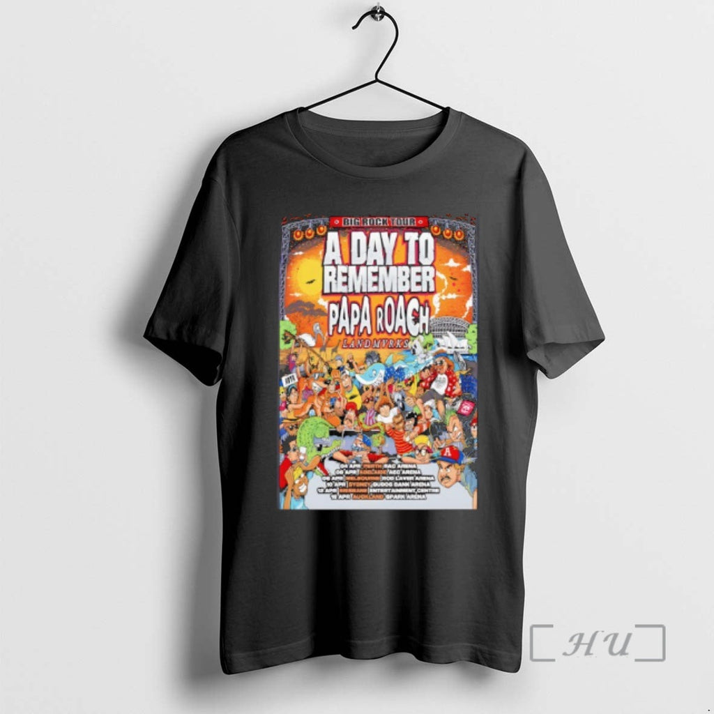 Officials Papa Roach Big Rock 2026 Tour T-Shirts, Hoodie, Sweatshirt - T-Shirt, Sweatshirt, Hoodie