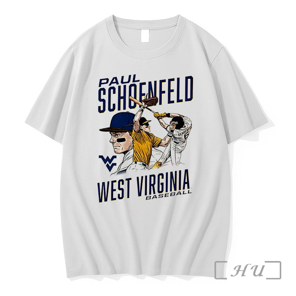 Officials Paul Schoenfeld West Virginia Baseball Illustrated Tee Unisex T-shirt, Sweatshirt, Hoodie, Long Sleeve Tee - T-Shirt, Sweatshirt, Hoodie