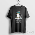 Officials Penguins Against Tariffs Too Cool To Pay Tax Meme Unisex T-shirt, Sweatshirt, Hoodie, Long Sleeve Tee - T-Shirt, Sweatshirt, Hoodie