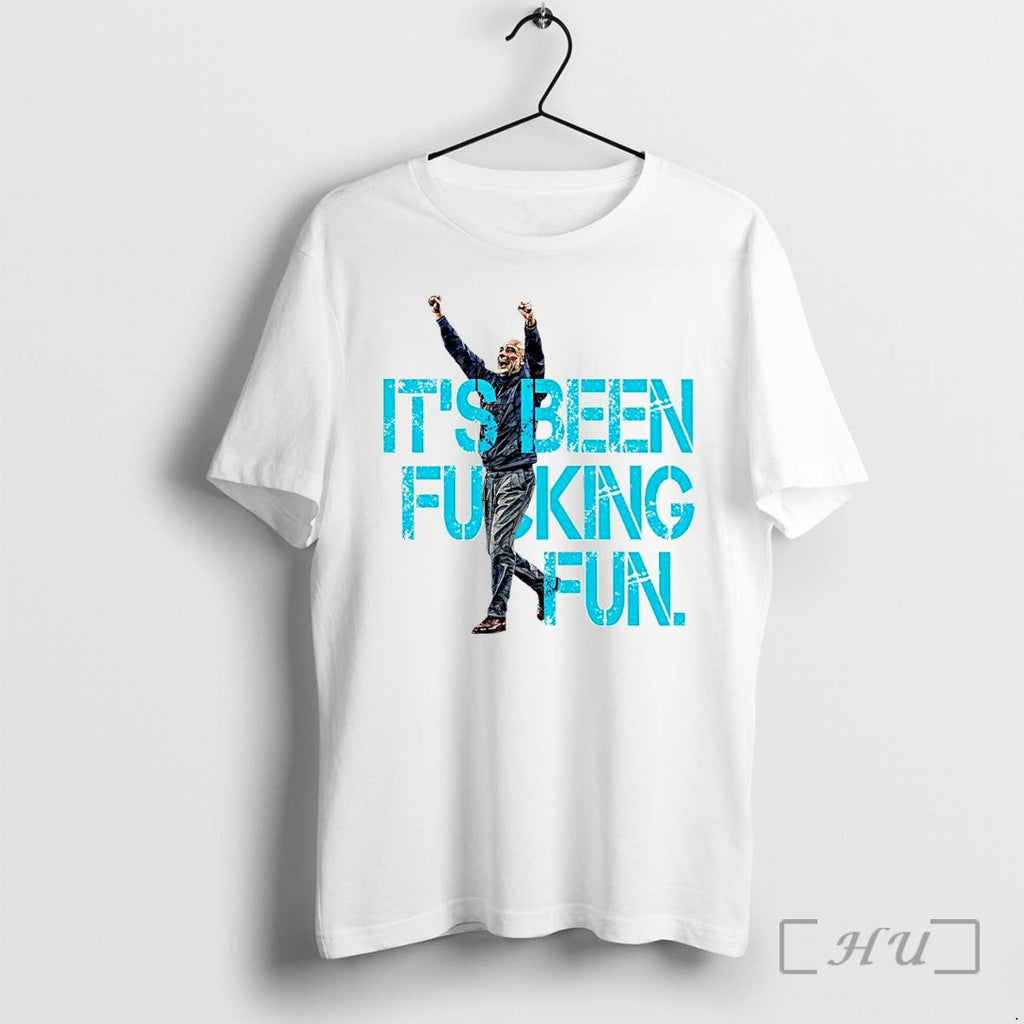 Officials Pep Guardiola Manchester City Football Manager Its Been Fucking Fun Premium T Shirts Sweater - T-Shirt, Sweatshirt, Hoodie