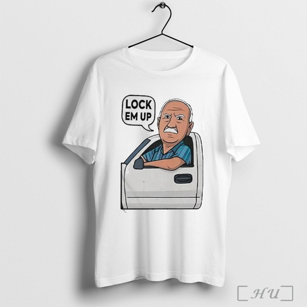 Officials Peter Poppleton Lock Em Up T Shirt Unisex T-shirt, Sweatshirt, Hoodie, Long Sleeve Tee - T-Shirt, Sweatshirt, Hoodie
