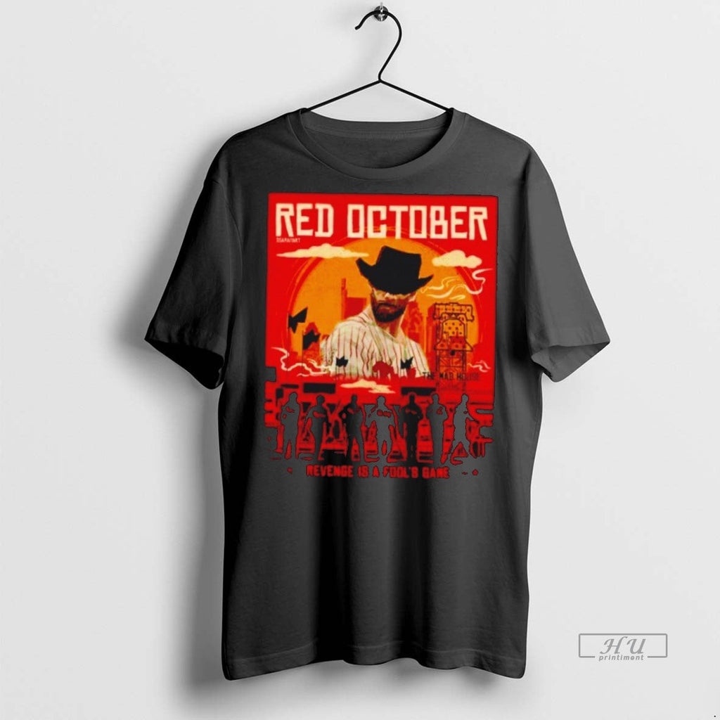 Officials Philadelphia Phillies Red Dead October Shirt Sweater Unisex T-shirt, Sweatshirt, Hoodie, Long Sleeve Tee - T-Shirt, Sweatshirt, Hoodie