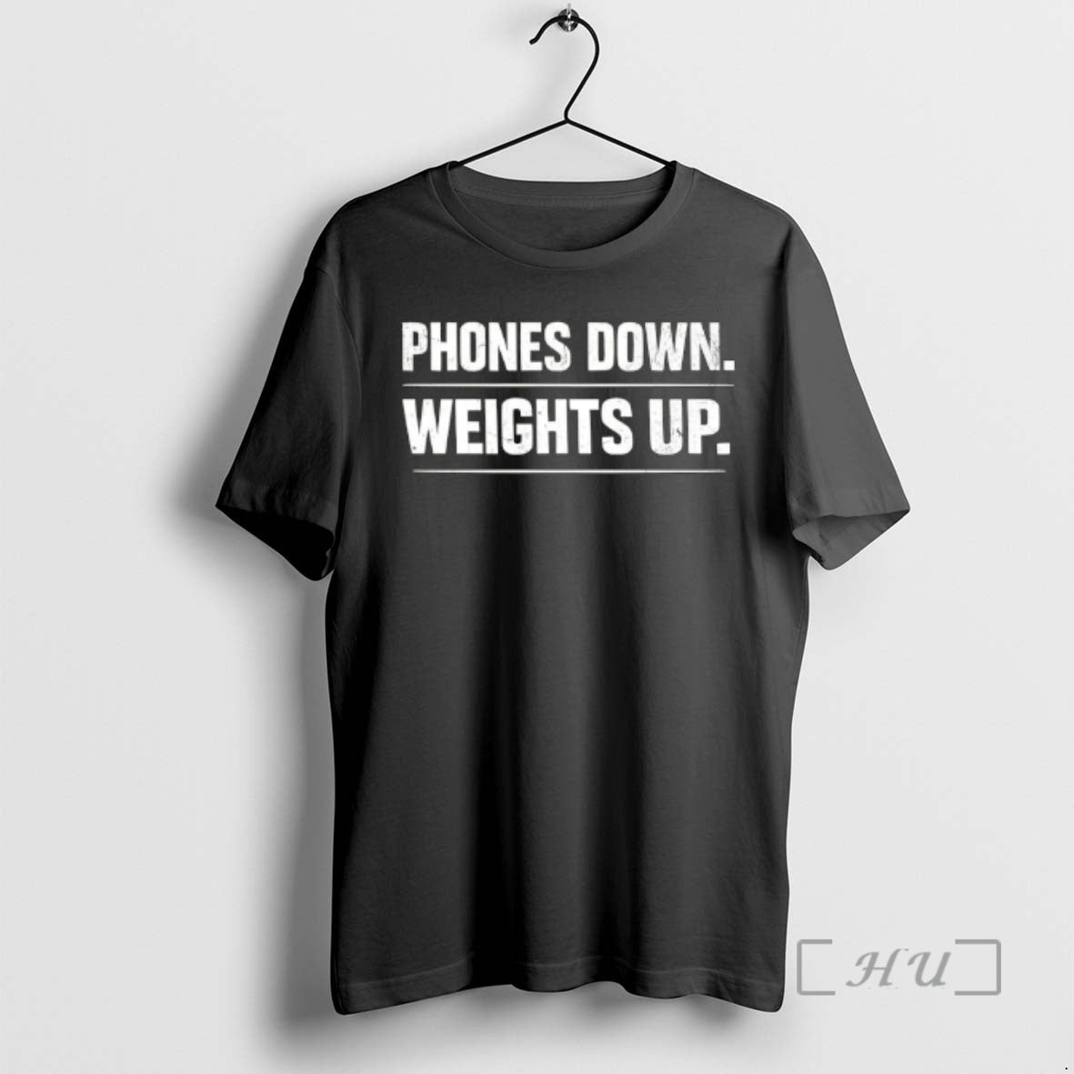 Officials Phones Down Weights Up Text T-Shirts, Hoodie, Sweatshirt - T-Shirt, Sweatshirt, Hoodie
