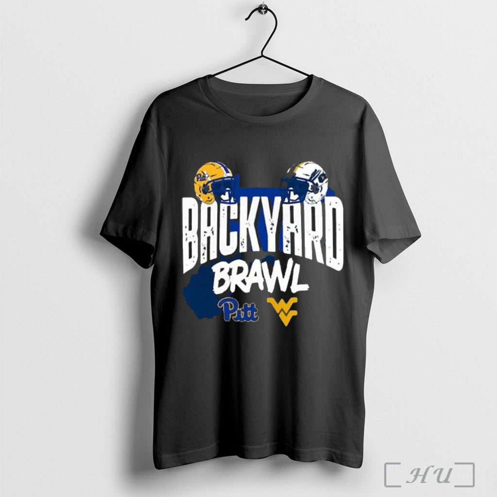 Officials Pitt Panthers Vs West Virginia Mountaineers Backyard Brawl Comfort Colors T Shirt - T-Shirt, Sweatshirt, Hoodie