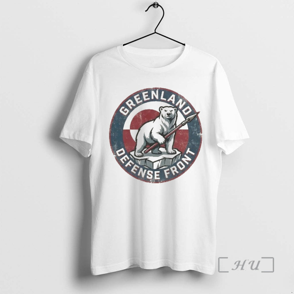 Officials Polar Bear Greenland Defense Front Hands Off Greenland Logo T-Shirts, Hoodie, Sweatshirt - T-Shirt, Sweatshirt, Hoodie