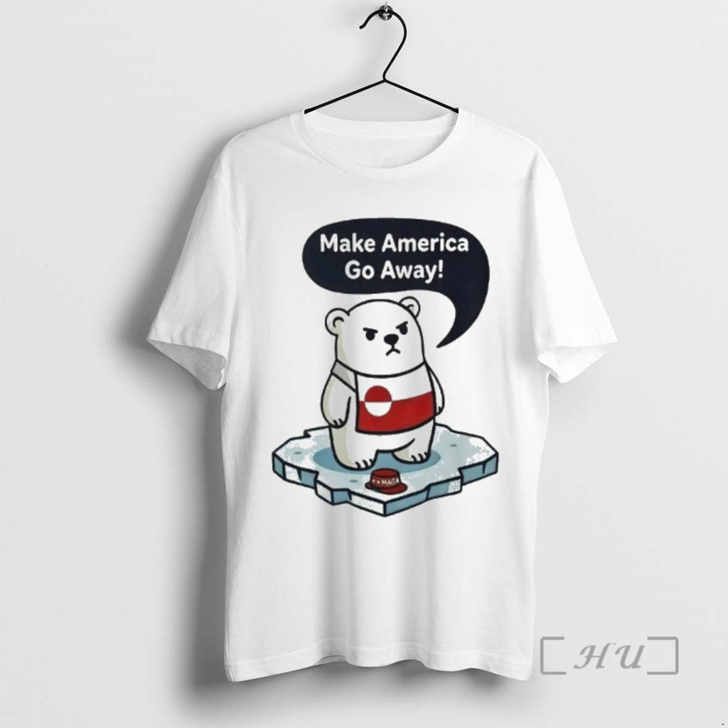 Officials Polar Bear Chibi Make America Go Away Greenland Is Not Sale T-Shirts, Hoodie, Sweatshirt - T-Shirt, Sweatshirt, Hoodie