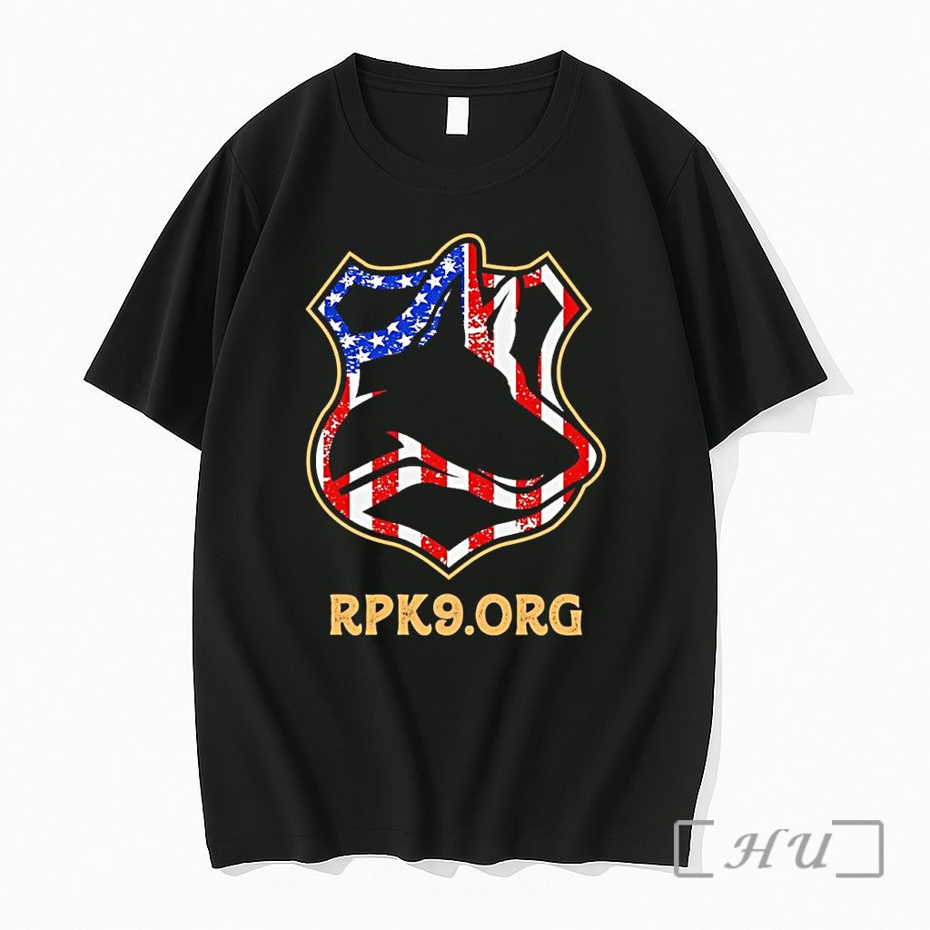 Officials Police K9 Dog Rpk9 Org American Flag Shield Unisex T-shirt, Sweatshirt, Hoodie, Long Sleeve Tee - T-Shirt, Sweatshirt, Hoodie