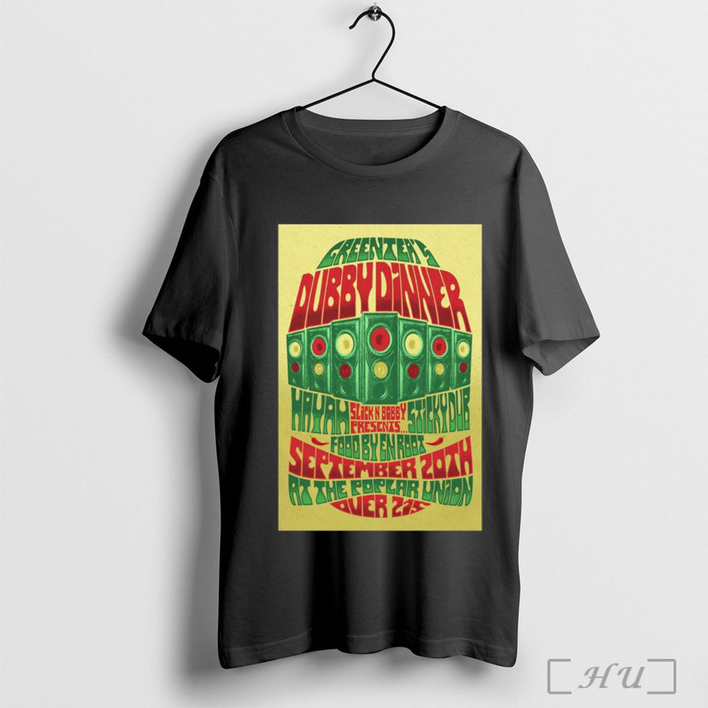 Officials Poster Greenteas Dubby Dinner Fall Tour September 2025 Poplar Union London T Shirt - T-Shirt, Sweatshirt, Hoodie