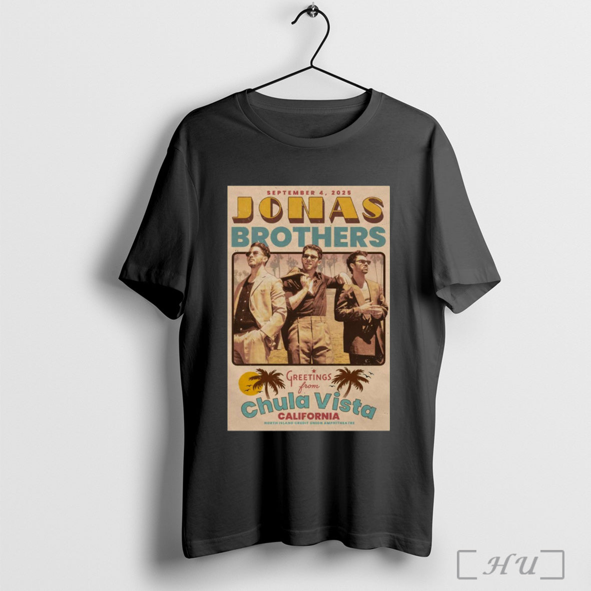 Officials Poster Jonas Brothers Fall Tour September 4 2025 Chula Vista Ca T Shirt Unisex T-shirt, Sweatshirt, Hoodie, Long Sleeve Tee - T-Shirt, Sweatshirt, Hoodie