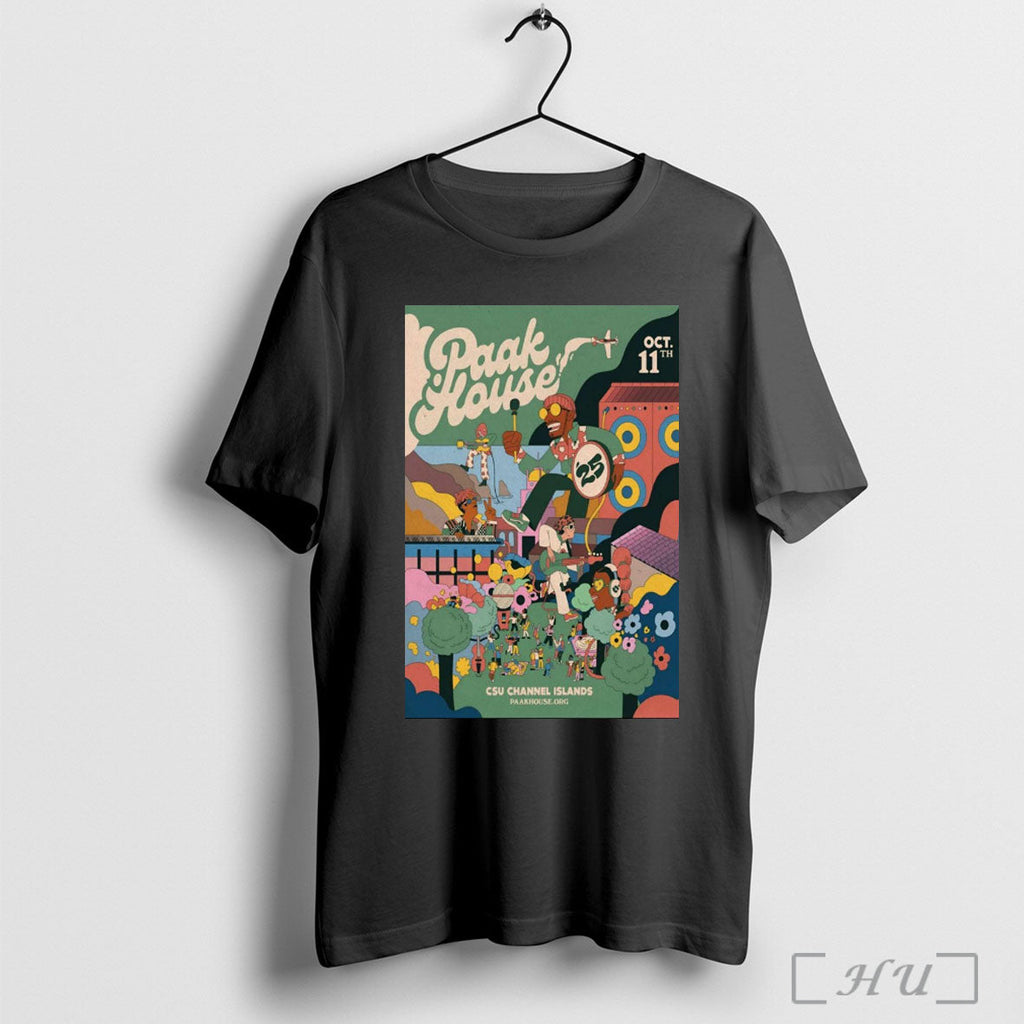 Officials Poster Paak House October 11 2025 Csu Channel Islands Ventura County Ca Unisex T-shirt, Sweatshirt, Hoodie, Long Sleeve Tee - T-Shirt, Sweatshirt, Hoodie