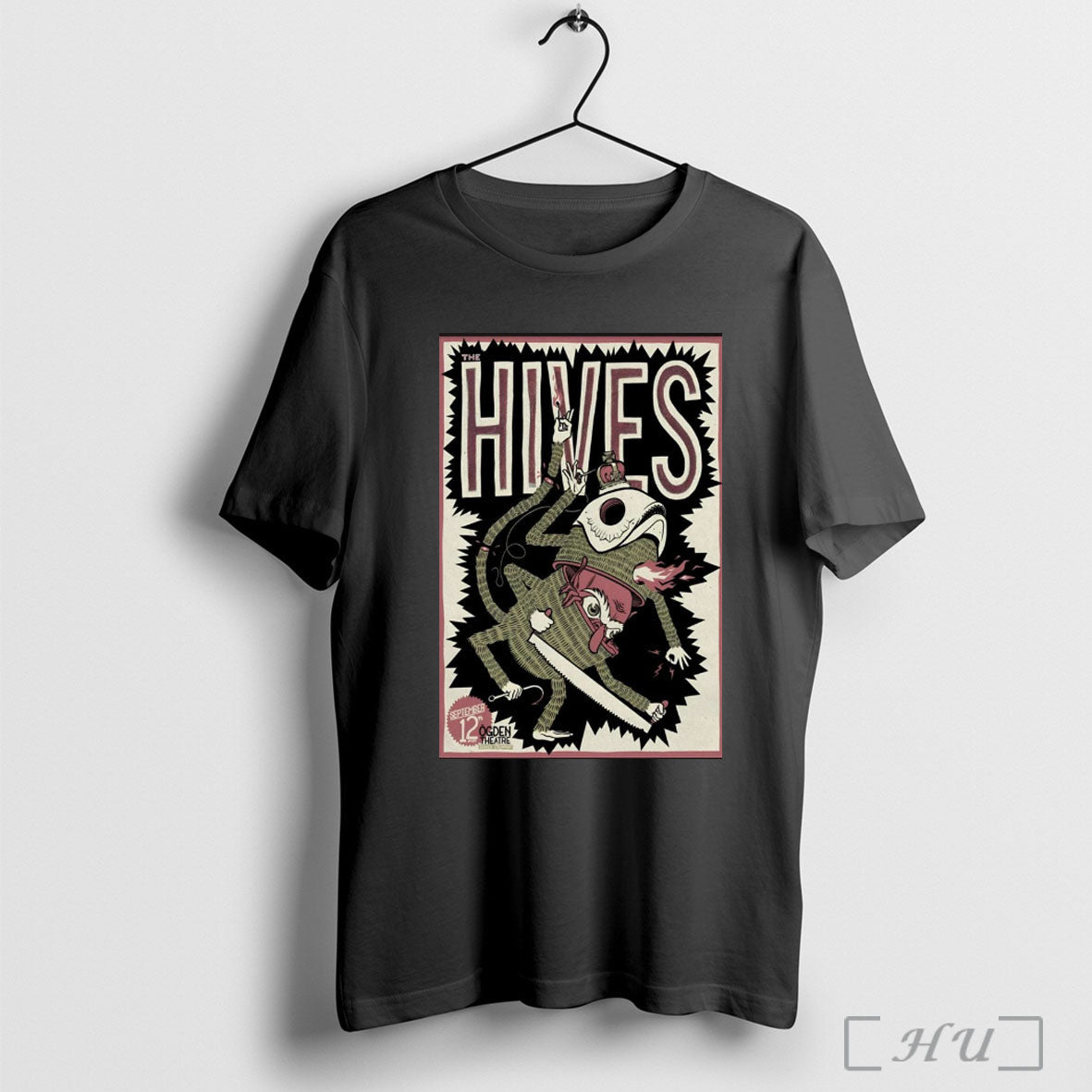 Officials Poster The Hives Ogden Theatre In Denver Co September 12 2025 T Shirt Unisex T-shirt, Sweatshirt, Hoodie, Long Sleeve Tee - T-Shirt, Sweatshirt, Hoodie