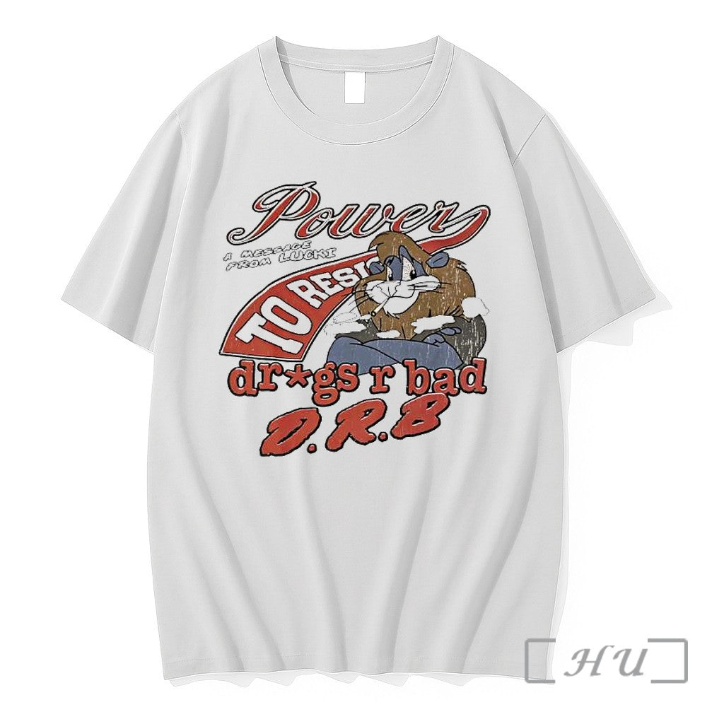 Officials Power A Message From Lucki Reset To Drgs R Bad Drb Premium T Shirts Unisex T-shirt, Sweatshirt, Hoodie, Long Sleeve Tee - T-Shirt, Sweatshirt, Hoodie