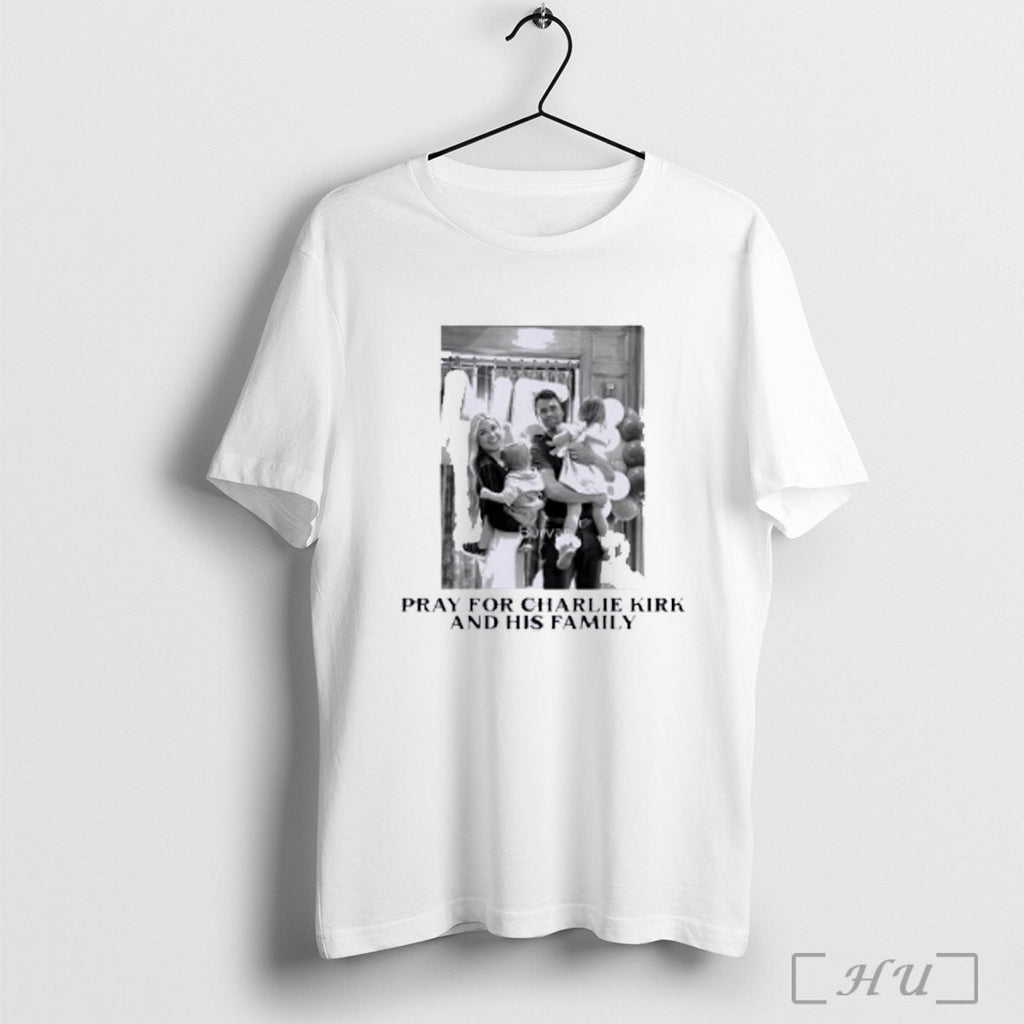 Officials Pray For Charlie Kirk And His Family T Shirt Unisex T-shirt, Sweatshirt, Hoodie, Long Sleeve Tee - T-Shirt, Sweatshirt, Hoodie