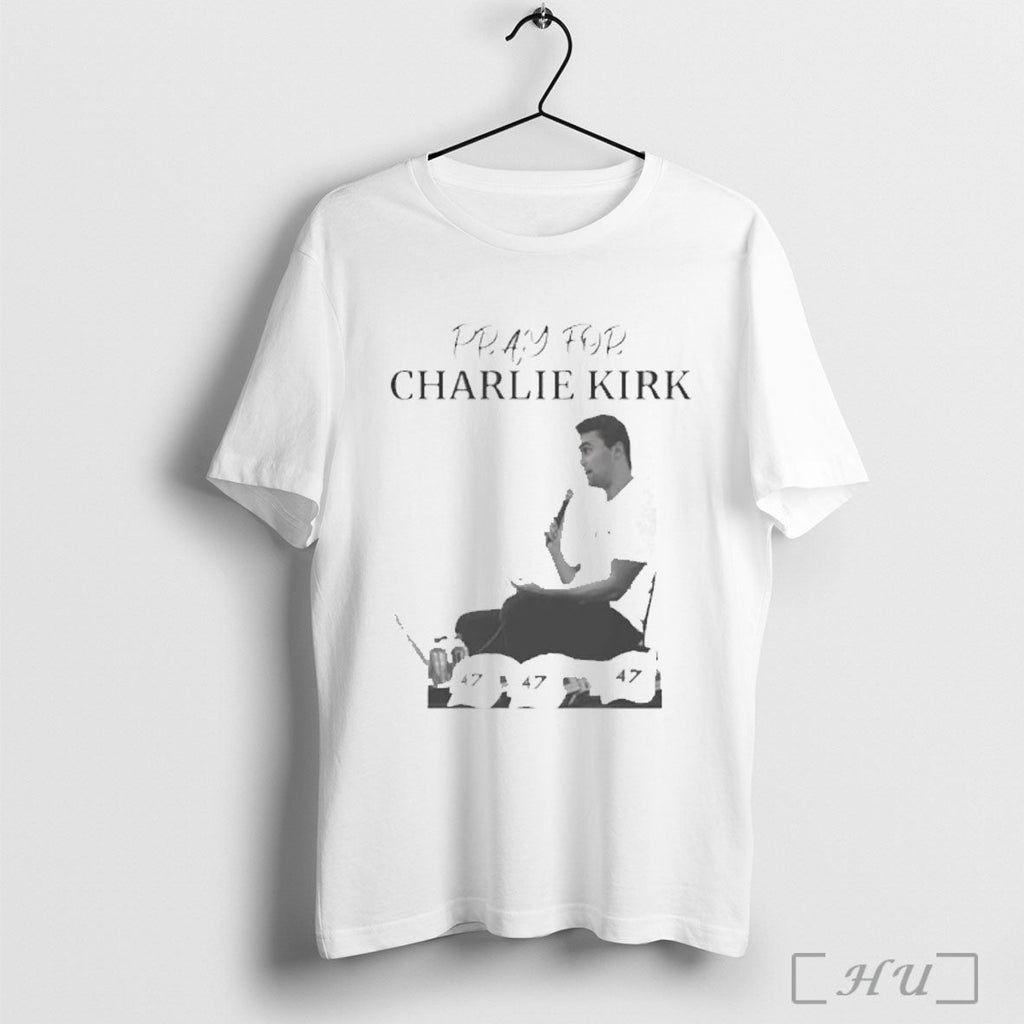 Officials Pray For Charlie Kirk Stand With Charlie Kirk 2025 T Shirt Unisex T-shirt, Sweatshirt, Hoodie, Long Sleeve Tee - T-Shirt, Sweatshirt, Hoodie