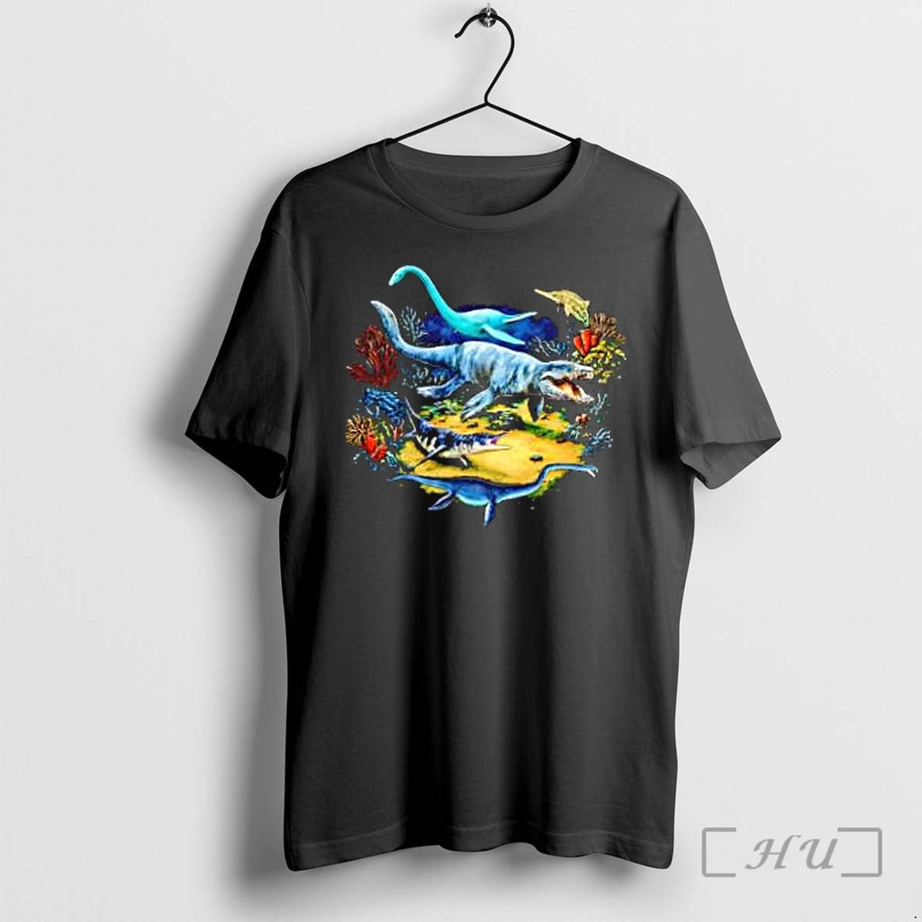 Officials Prehistoric Ocean Mosasaur Plesiosaur Ichthyosaur Ancient Marine Creatures Unisex T-shirt, Sweatshirt, Hoodie, Long Sleeve Tee - T-Shirt, Sweatshirt, Hoodie
