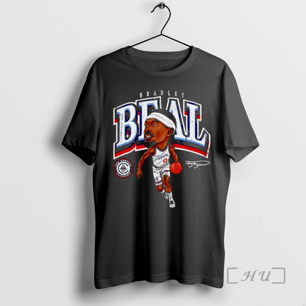 Officials Bradley Beal Los Angeles Clippers Signature Caricature T-Shirts, Hoodie, Sweatshirt - T-Shirt, Sweatshirt, Hoodie