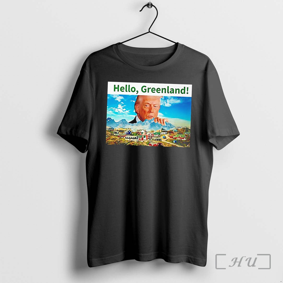 Officials President Trump Hello Greenland 2026 Tee Unisex T-shirt, Sweatshirt, Hoodie, Long Sleeve Tee - T-Shirt, Sweatshirt, Hoodie
