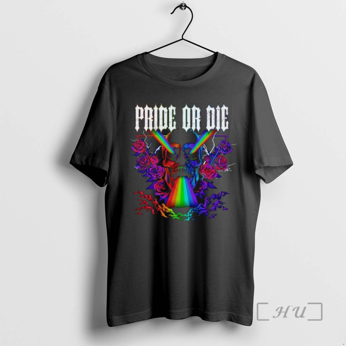 Officials Pride Die Skull Rainbow T-Shirts, Hoodie, Sweatshirt - T-Shirt, Sweatshirt, Hoodie
