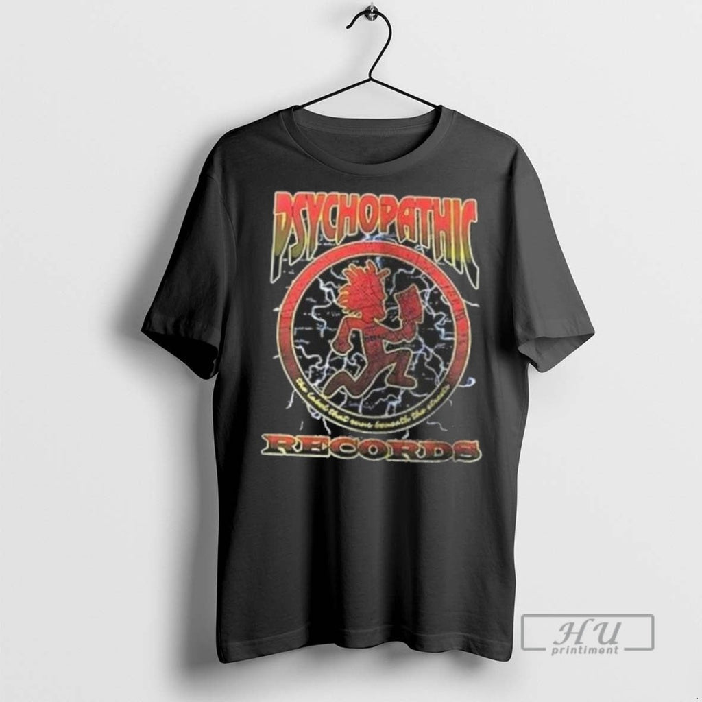 Officials Psychopathic Records Lightning Logo Silhouette T Shirt Unisex T-shirt, Sweatshirt, Hoodie, Long Sleeve Tee - T-Shirt, Sweatshirt, Hoodie