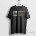 Officials Public Libraries Radio Transit Parks Colorful Typography T-Shirts, Hoodie, Sweatshirt - T-Shirt, Sweatshirt, Hoodie