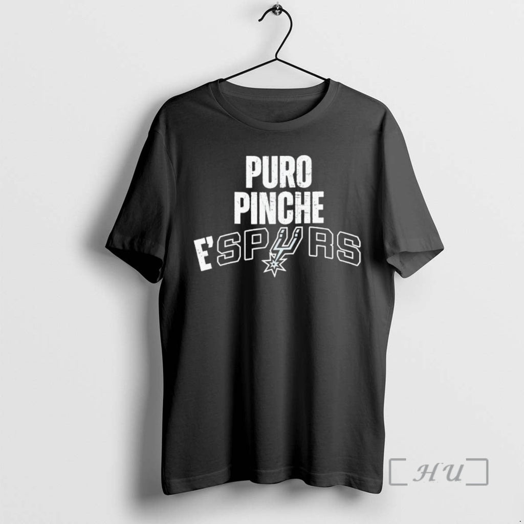Officials Puro Pinche Espurs San Antonio Spurs Basketball Nba 2026 Unisex T-shirt, Sweatshirt, Hoodie, Long Sleeve Tee - T-Shirt, Sweatshirt, Hoodie