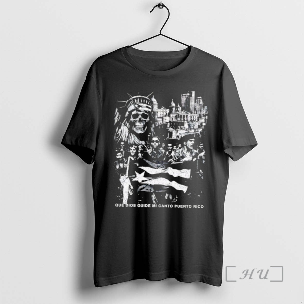 Officials Que Dios Cuide Mi Canto Puerto Rico Skull Statue T-Shirts, Hoodie, Sweatshirt - T-Shirt, Sweatshirt, Hoodie
