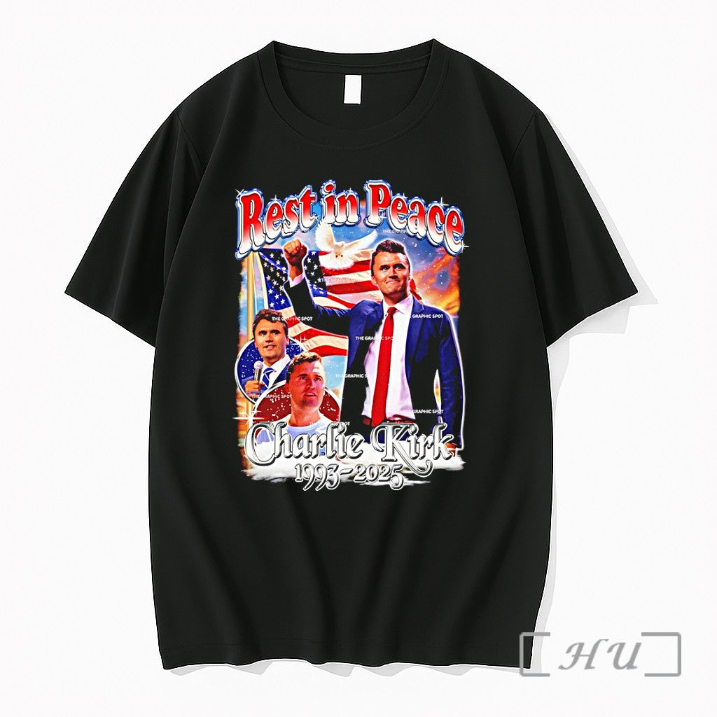 Officials Rip Charlie Kirk Rest In Peace Memorial 1993 2025 Unisex T-shirt, Sweatshirt, Hoodie, Long Sleeve Tee - T-Shirt, Sweatshirt, Hoodie