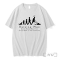 Officials Raising Men Lawn Care Service Evolution Mowing Crown Unisex T-shirt, Sweatshirt, Hoodie, Long Sleeve Tee - T-Shirt, Sweatshirt, Hoodie