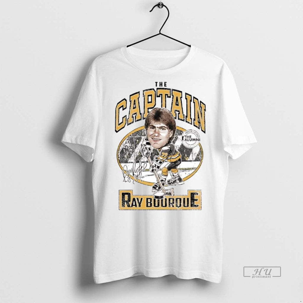 Officials Ray Bourque The Captain Caricature Signature Shirt Sweater Unisex T-shirt, Sweatshirt, Hoodie, Long Sleeve Tee - T-Shirt, Sweatshirt, Hoodie