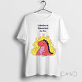 Officials Red Dinosaur Unbothered Moisturized On Fire Unisex T-shirt, Sweatshirt, Hoodie, Long Sleeve Tee - T-Shirt, Sweatshirt, Hoodie