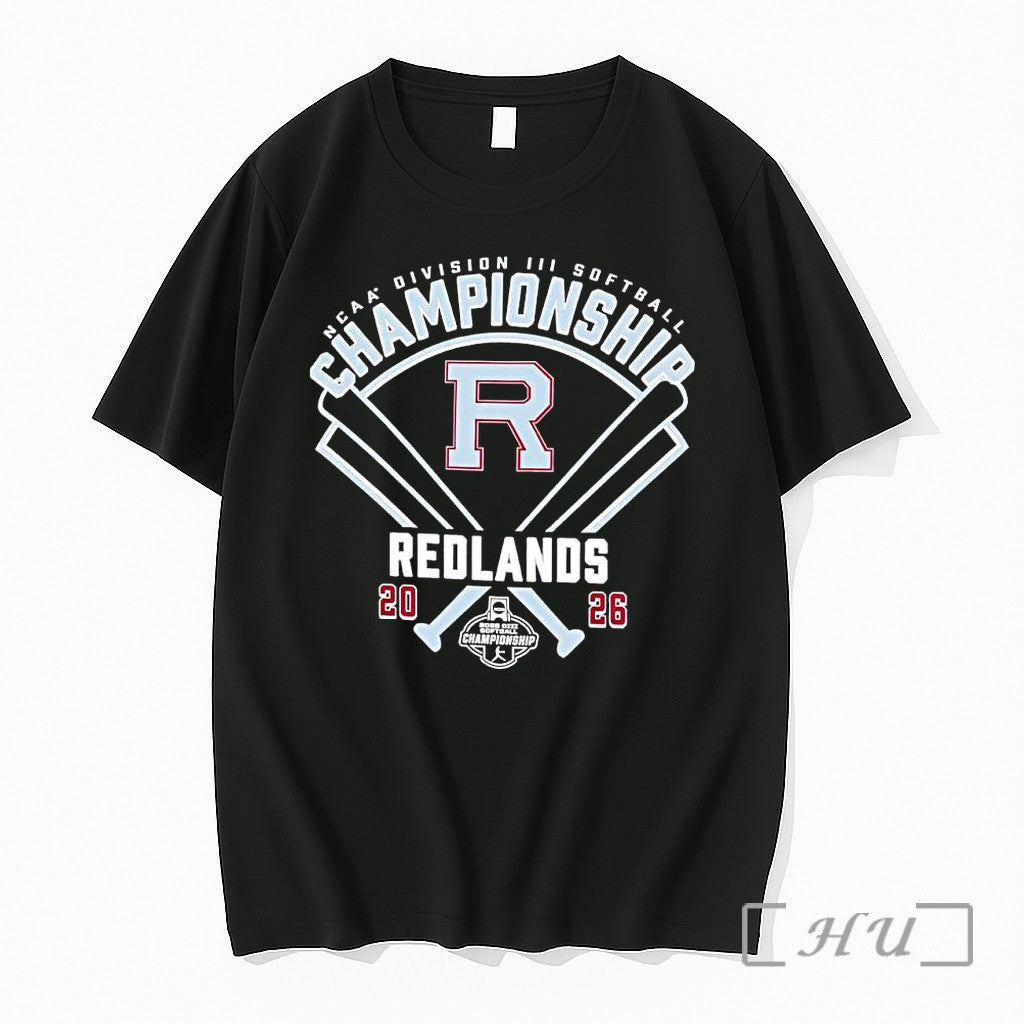 Officials Redlands Ncaa Division Iii Softball Championship 2026 Unisex T-shirt, Sweatshirt, Hoodie, Long Sleeve Tee - T-Shirt, Sweatshirt, Hoodie