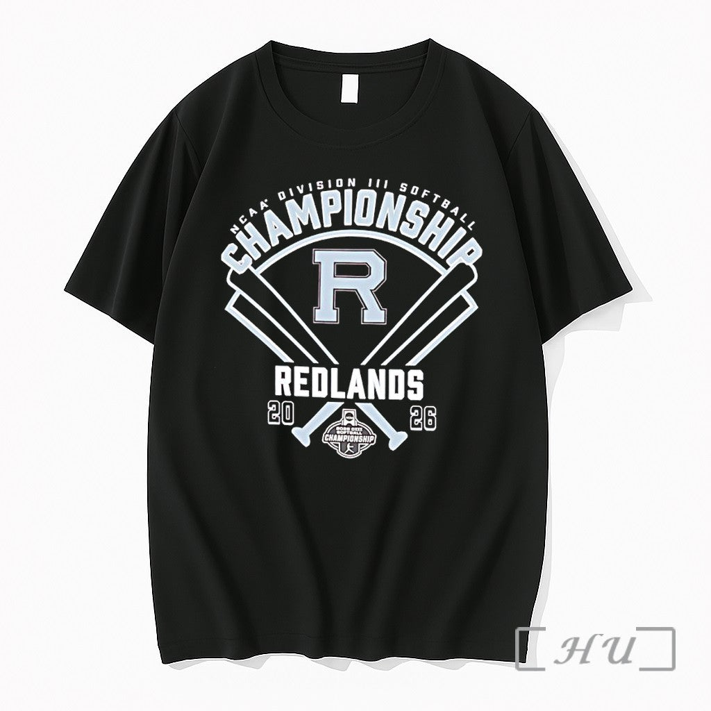 Officials Redlands Softball 2026 Ncaa Division Iii Championship Unisex T-shirt, Sweatshirt, Hoodie, Long Sleeve Tee - T-Shirt, Sweatshirt, Hoodie