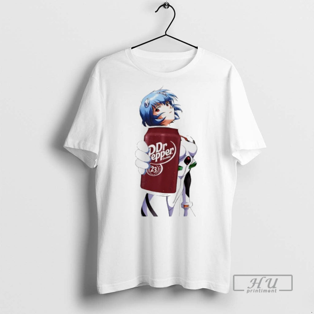 Officials Rei Ayanami X Dr Pepper T Shirt Unisex T-shirt, Sweatshirt, Hoodie, Long Sleeve Tee - T-Shirt, Sweatshirt, Hoodie