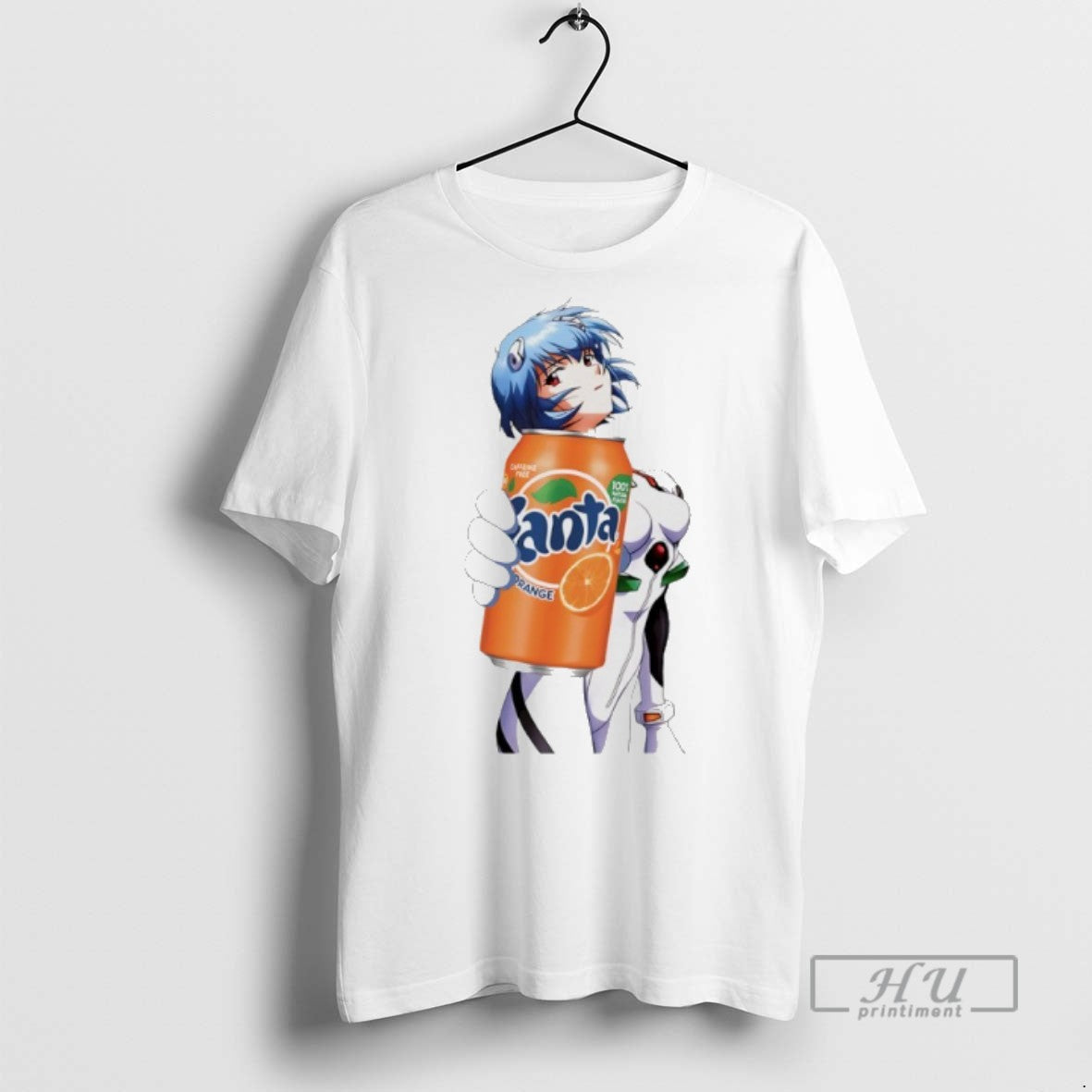 Officials Rei Ayanami X Fanta Orange T Shirt Unisex T-shirt, Sweatshirt, Hoodie, Long Sleeve Tee - T-Shirt, Sweatshirt, Hoodie