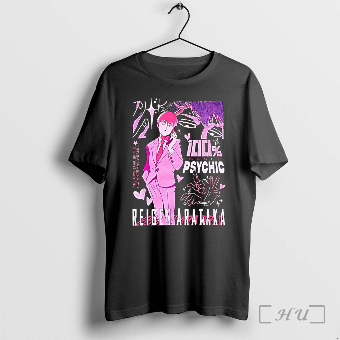 Officials Reigen Arataka Psychic Real Anime Premium T Shirts Sweater Hoodie Jpg Unisex T-shirt, Sweatshirt, Hoodie, Long Sleeve Tee - T-Shirt, Sweatshirt, Hoodie